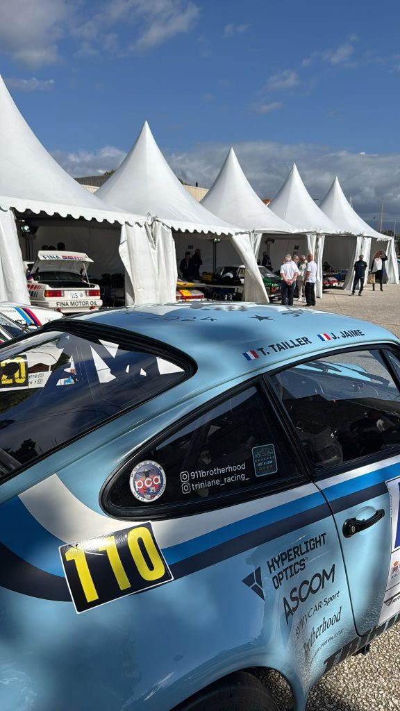 Triniane Racing présent au rallye d'Antibes 2025 avec l'équipage Tanguy Tailler & Julien Jaime
